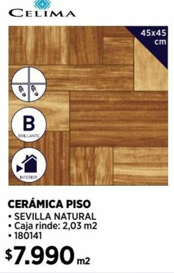 Construmart CERÁMICA PISO oferta