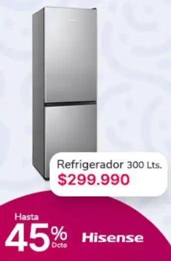 Abcdin Hisense Refrigerador 300 Lts oferta