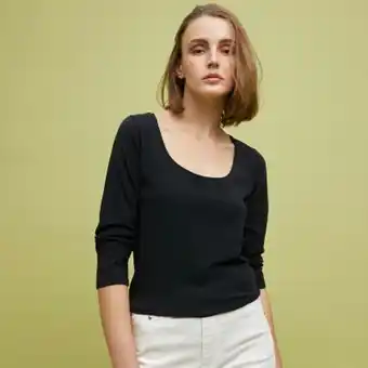 Falabella Basement polera manga larga algodón mujer oferta