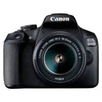 Linio Cámara canon eos rebel t7 2000d dslr 18-55 dc iii color negro oferta