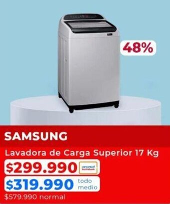 Paris SAMSUNG Lavadora de Carga Superior 17 Kg oferta