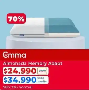 Paris Cmma Almohada Memory Adapt oferta