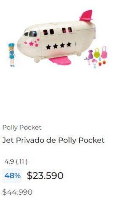 El jet privado discount de polly pocket