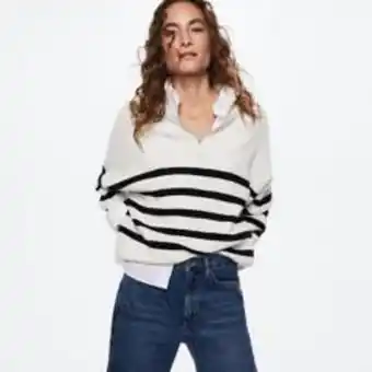Linio Mango sweater punto rayas rizon mujer oferta