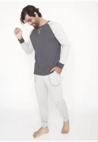 Falabella Pijama hombre algodon 67.1243-gri kayser kayser oferta
