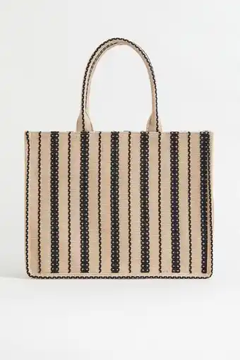 Bolso de mano tejido jacquard