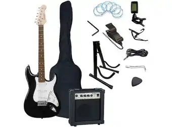 Ripley Pack de guitarra electrica negra scorpion oferta