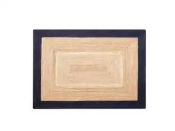 Falabella Alfombra yute rectangular premium 160x230 cm borde oscuro oferta