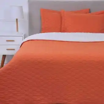 La Polar Quilt liso mashini king naranjo oferta