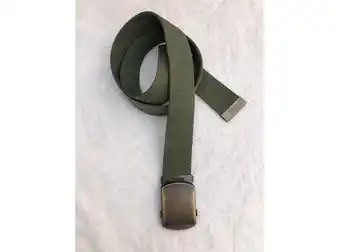 Ripley Cinturon lona militar hebilla plana ua kipa oferta