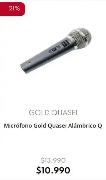 Casa Royal Micrófono Gold Quasei Alámbrico Q oferta