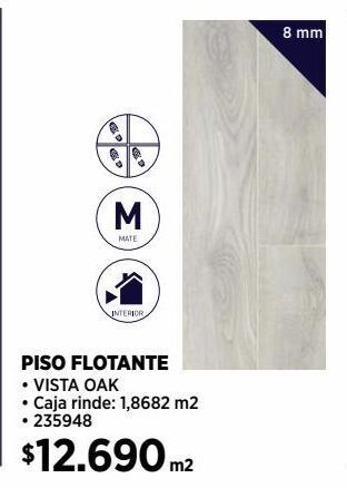 Construmart Piso flotante oferta