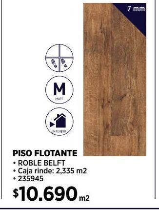 Construmart Piso flotante oferta