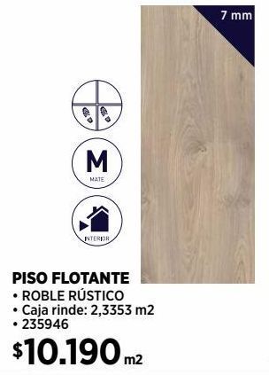 Construmart Piso flotante oferta