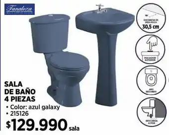 Construmart Sala de baño 4 pzas oferta