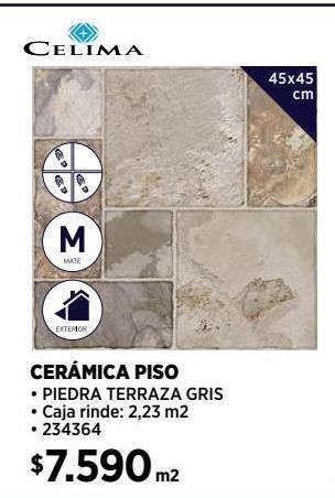 Construmart Cerámica piso celima oferta