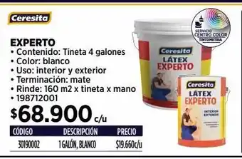 Construmart Experto ceresita oferta