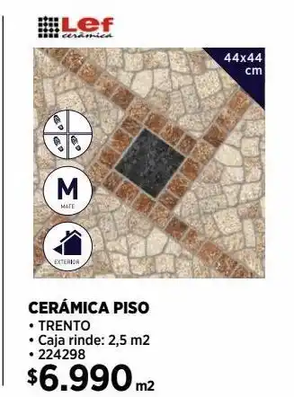Construmart Cerámica piso lef oferta