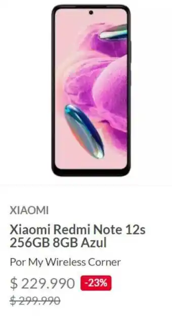 Linio Xiaomi Redmi Note 12s 256GB 8GB Azul oferta