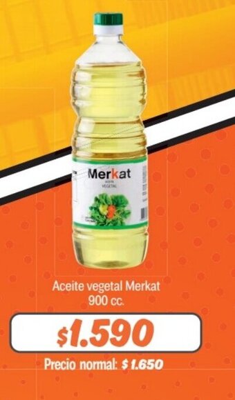 Mayorista 10 Aceite vegetal Merkat 900 cc. oferta
