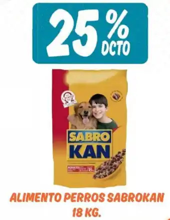 Mayorista 10 ALIMENTO PERROS SABROKAN 18 KG. oferta