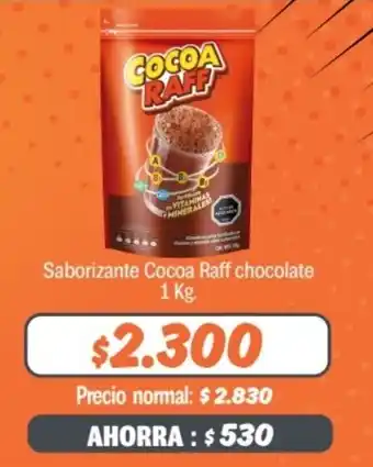 Mayorista 10 Saborizante Cocoa Raff chocolate 1 Kg. oferta