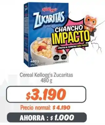 Mayorista 10 Cereal Kellogg's Zucaritas 480 g oferta