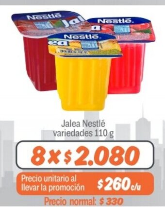Mayorista 10 Jalea Nestlé variedades 110 g x 8 oferta