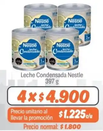 Mayorista 10 Leche Condensada Nestle 397 g x 4 oferta
