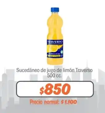 Mayorista 10 Sucedáneo de jugo de limón Traverso 500 cc. oferta