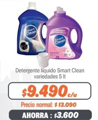 Mayorista 10 Detergente líquido Smart Clean variedades 5 It oferta