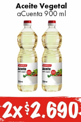 Super Bodega a Cuenta Aceite Vegetal aCuenta 900 ml oferta