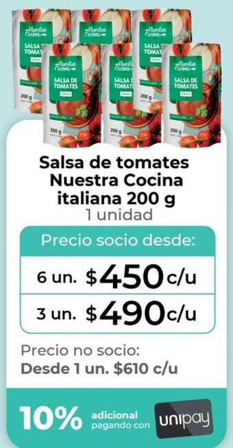 Alvi Salsa de tomates Nuestra Cocina italiana 200 g 6un oferta