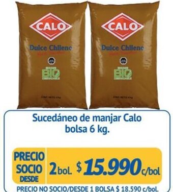 Alvi Sucedáneo de manjar Calo bolsa 2bol x 6 kg. oferta