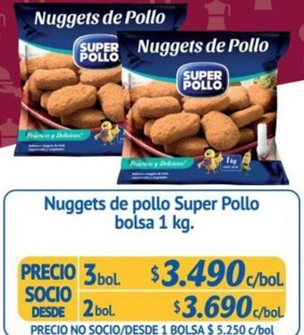 Alvi Nuggets de pollo Super Pollo bolsa 1 kg. oferta