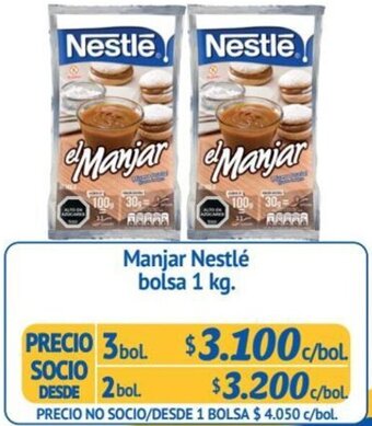Alvi Manjar Nestlé bolsa 1 kg. x 3bol oferta