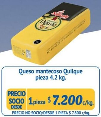 Alvi Queso mantecoso Quilque pieza 4.2 kg. oferta