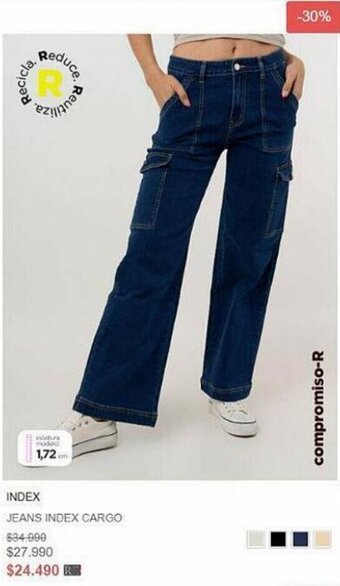 Ripley JEANS INDEX CARGO oferta