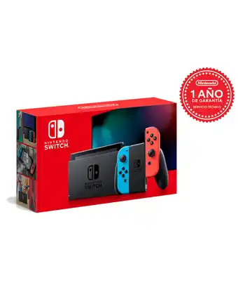 Claro Consola nintendo switch 1.1 neon oferta