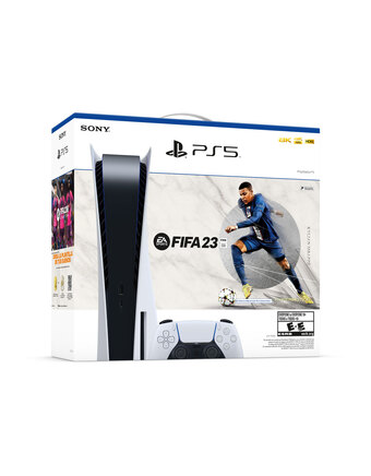 Claro Consola sony playstation 5 ps5 con disco mas fifa 23 oferta