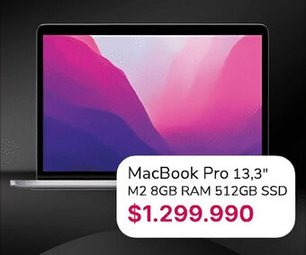 Abcdin MacBook Pro 13,3" M2 8GB RAM 512GB SSD oferta