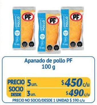 Alvi Apanado de pollo PF 100 g x 5 un. oferta