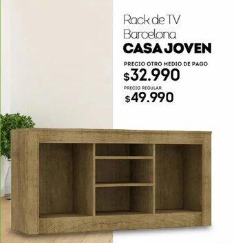 Tottus Rack de TV Barcelona CASA JOVEN oferta