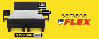 Ripley FLEX 2 plazas base dividida oferta