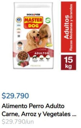 Super Bodega a Cuenta Alimento Perro Adulto Carne, Arroz y Vegetales oferta