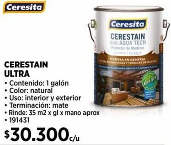 Construmart CERESTAIN ULTRA 1 galón oferta