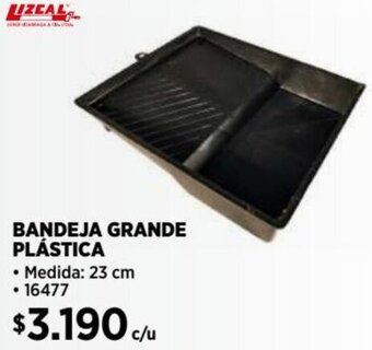 Construmart BANDEJA GRANDE PLÁSTICA 23 cm oferta