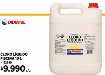 Construmart CLORO LÍQUIDO PISCINA 10L oferta
