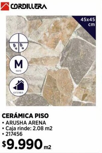 Construmart CERÁMICA PISO 45x45cm oferta