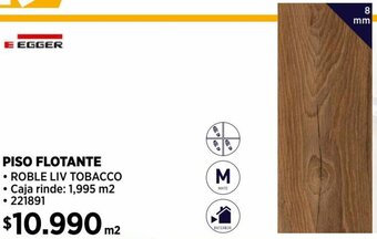Construmart PISO FLOTANTE 8mm oferta